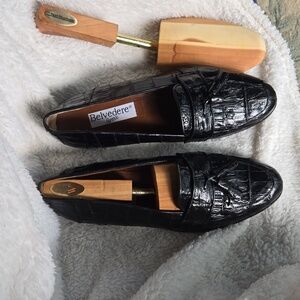 Belvedere Florence genuine alligator